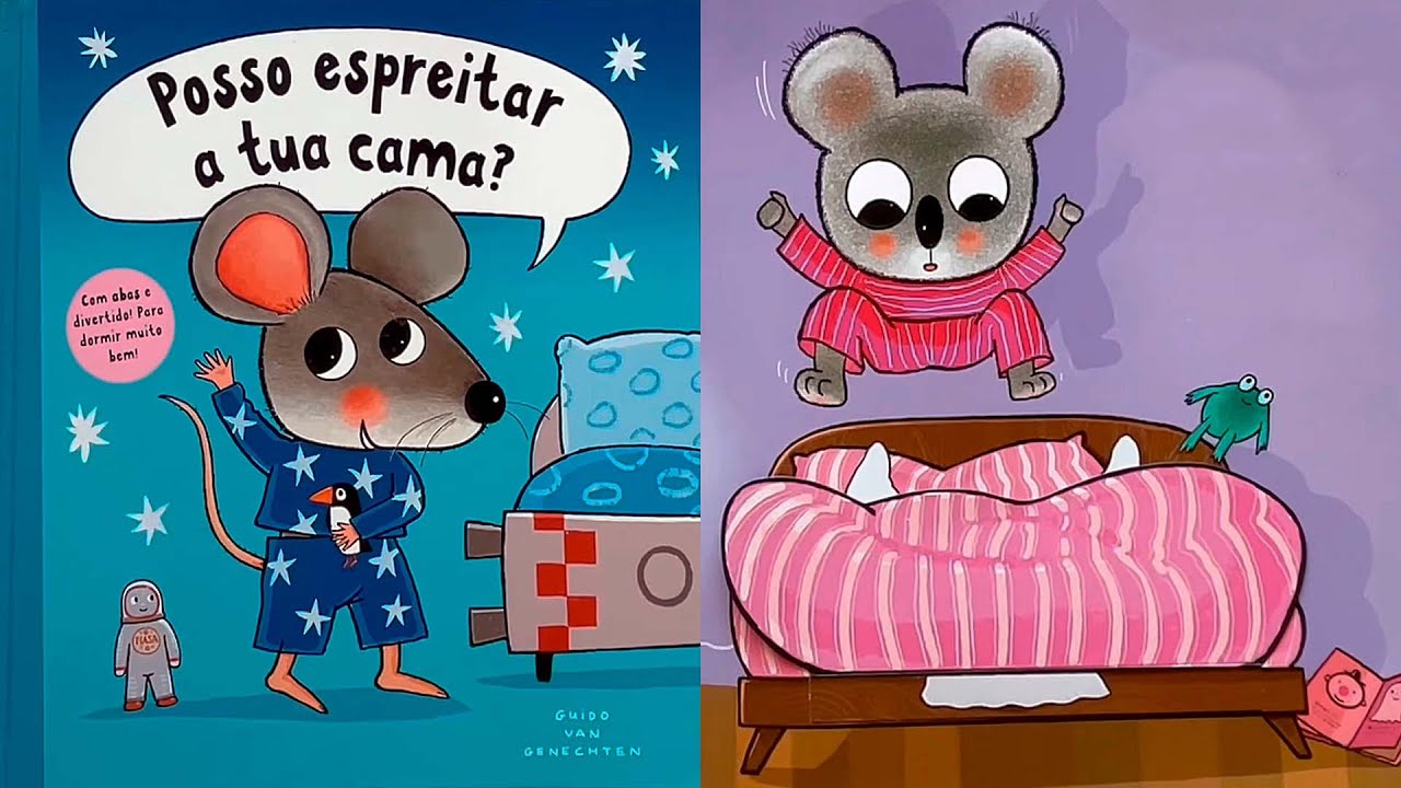 Historinha Infantil para dormir: Posso espreitar a tua cama? | Historias em português – PT