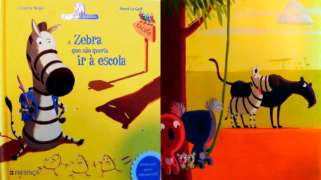 Historinha Infantil para dormir: A zebra que não queria ir à escola | Historias em português – PT