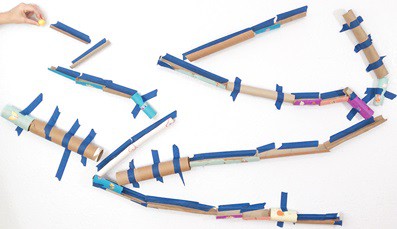 Build A Wall Marble Run